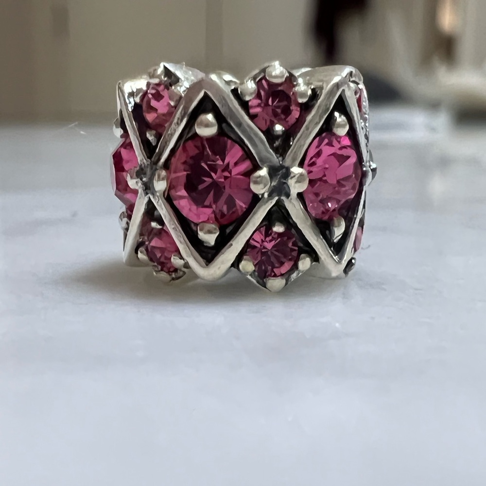 925 STERLING SILVER WITH SWAROVSKI CRYSTALS CHARM - CHAMILIA